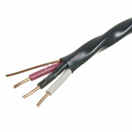 AMERICAN IMAGINATIONS 2952.76 in. Cylindrical Black Underground Wire in 300V AI-37605